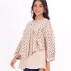 Peach Georgette Short Tunic