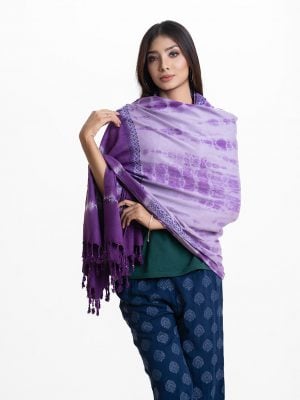 Purple Viscose Shawl