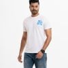 Men's t-shirt in cotton single jersey fabric. Crew neck, short sleeves. Print on the chest.