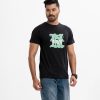 Men's t-shirt in cotton single jersey fabric. Crew neck, short sleeves. Print on the chest.