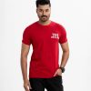 Men's t-shirt in cotton single jersey fabric. Crew neck, short sleeves. Print on the chest.