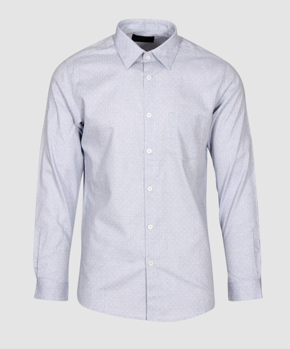 silver formal shirt